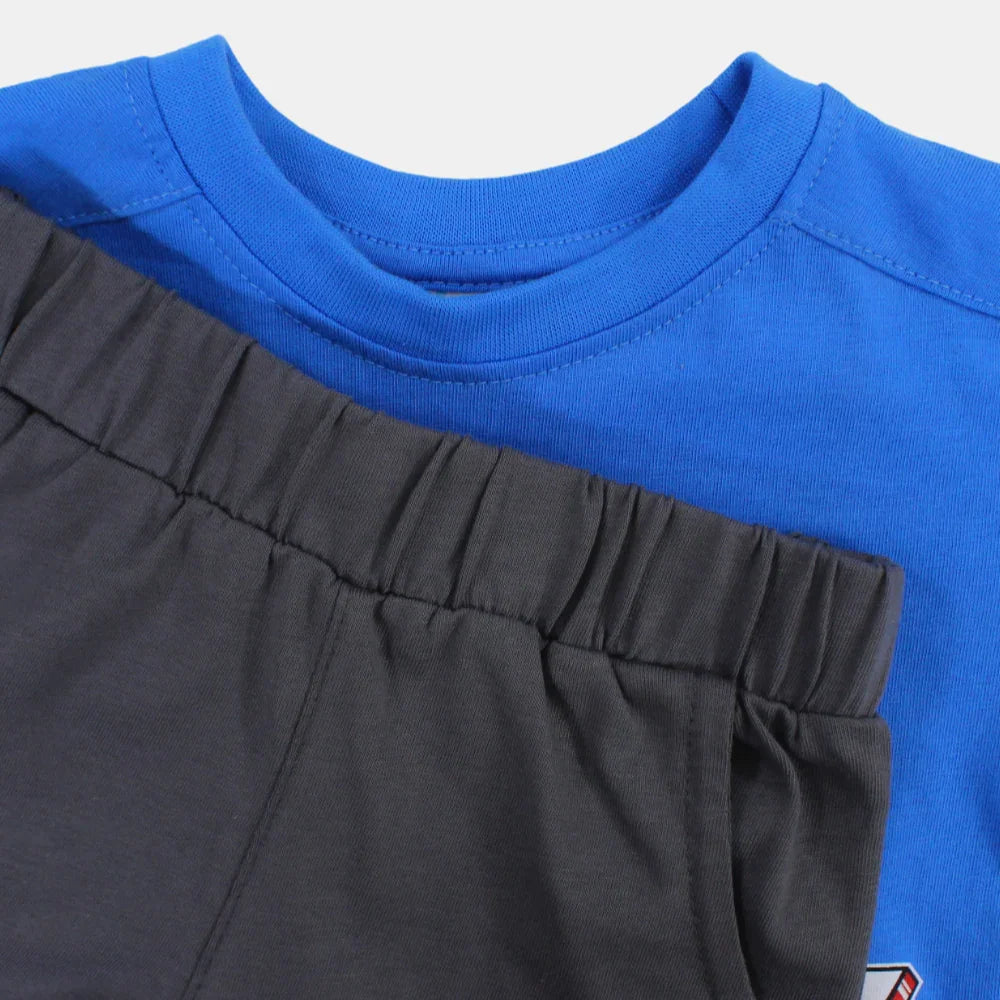 Baby Boys Cotton Pajama Set – Cars