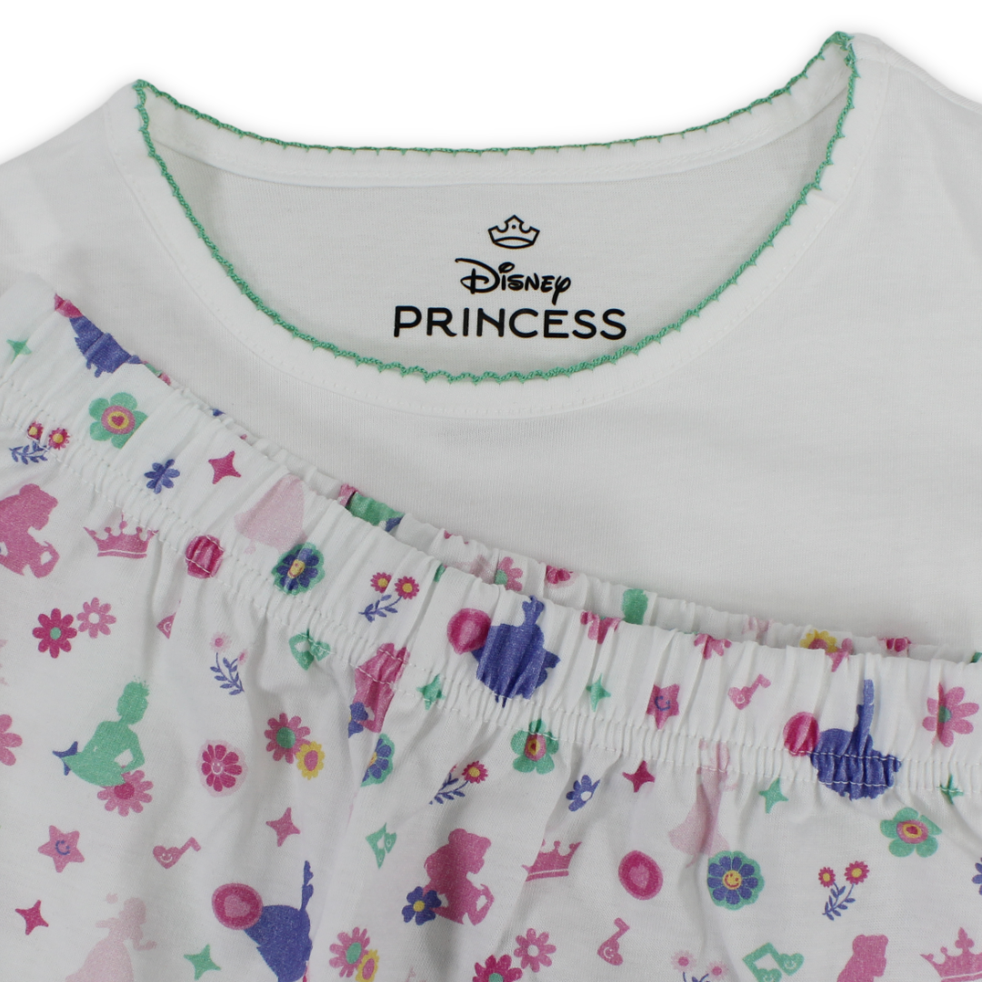 Girls Cotton Pajama – Princess Print