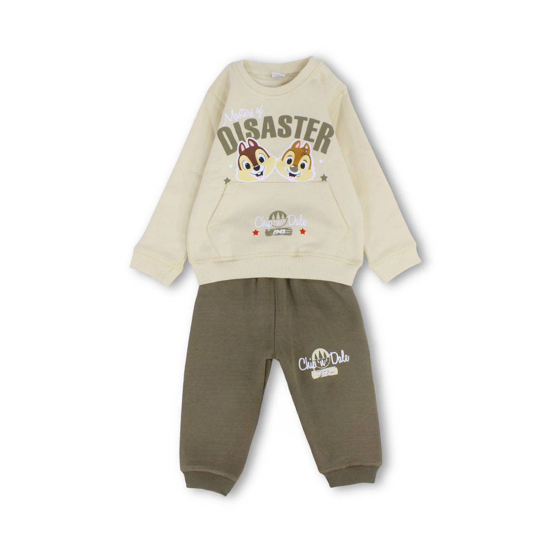 Baby Girls Cotton Pajama – Chip & Dale Print