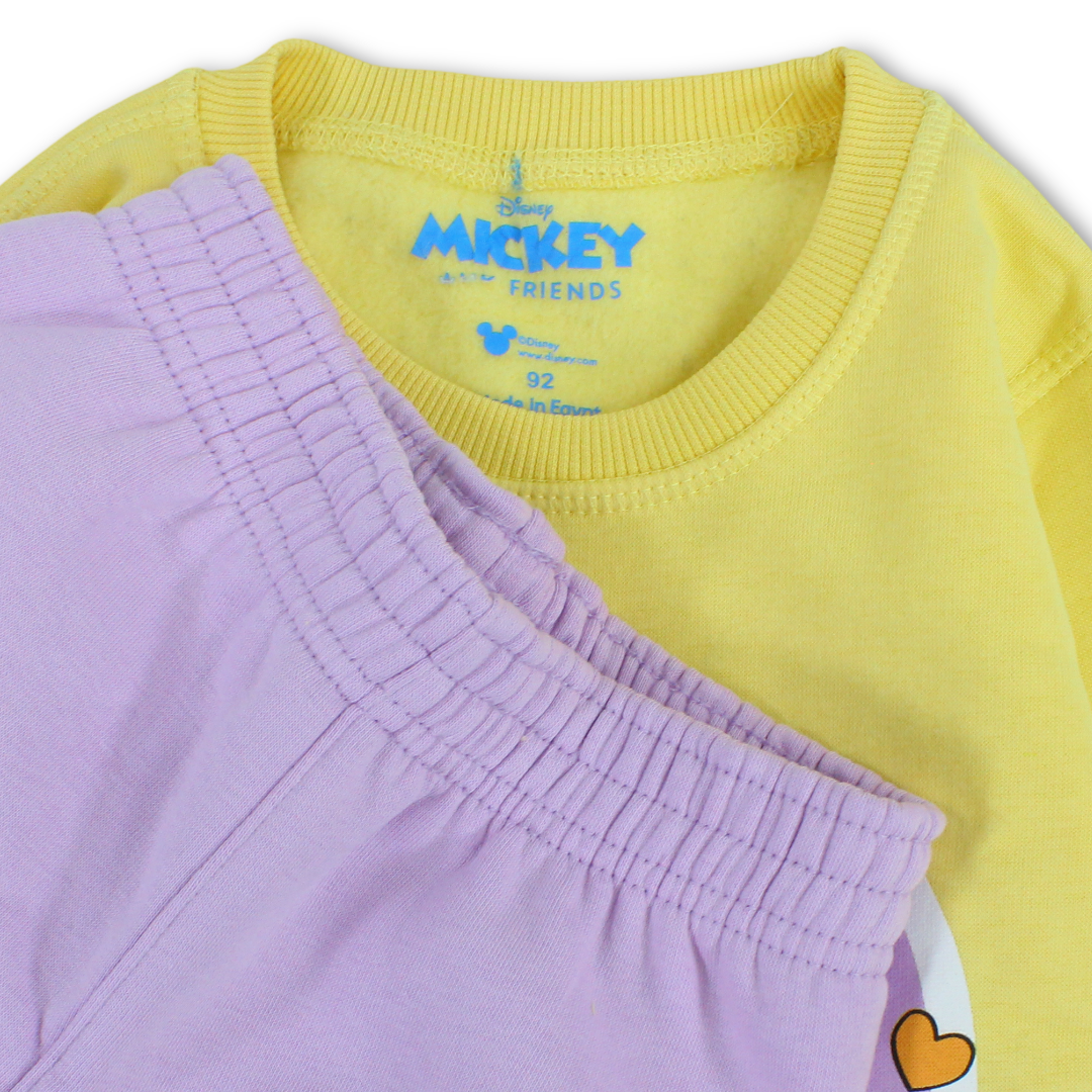 Girls Cotton Pajama – Minnie Mouse and Daisy Duck Print