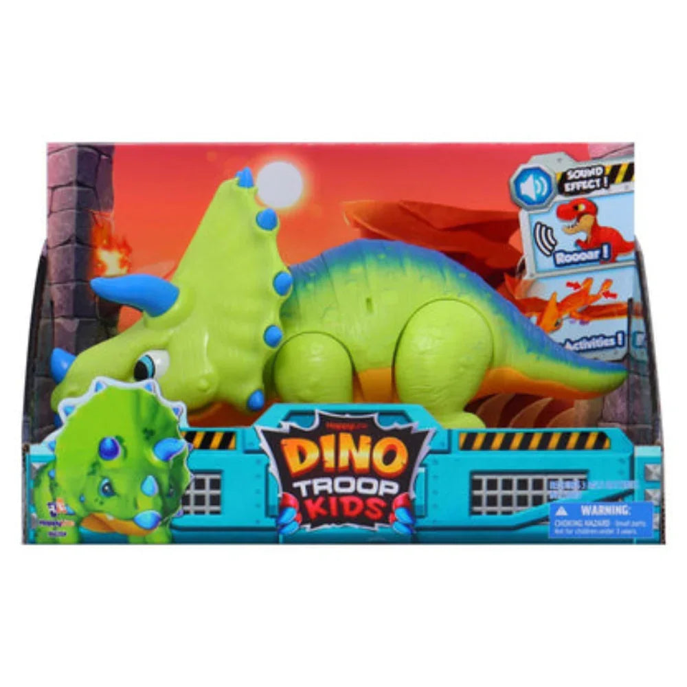 Happy Line Dino Troop Kids Triceraptor with Sound - Toys