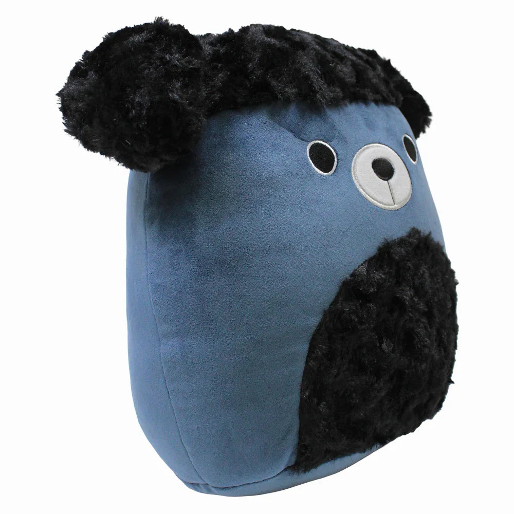 Squishmallows 12-Inch Buddy Squad – Black Fuzzy Poodle Jettward