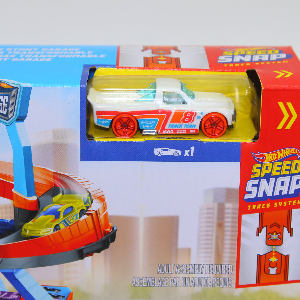 Mattel Hot Wheels Speed Snap Transforming Stunt Garage