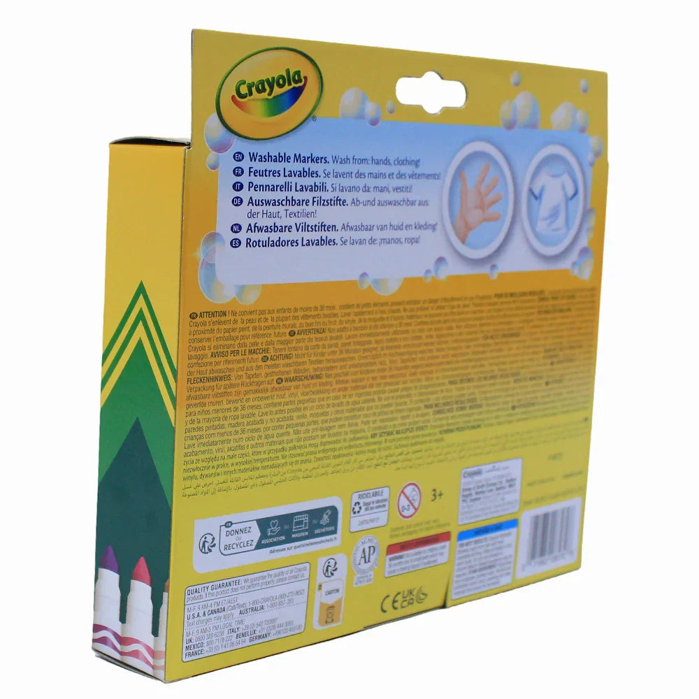 Crayola Washable Markers – 24 Colors