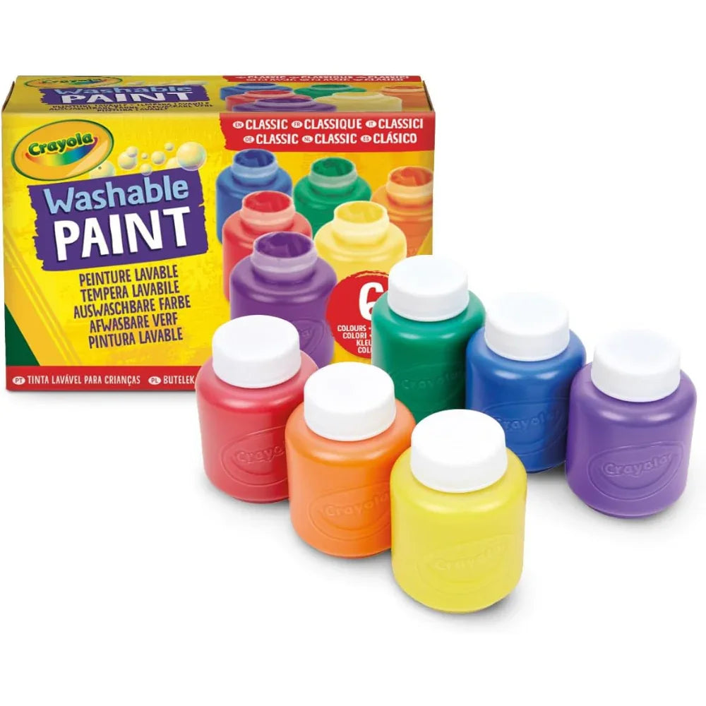 Crayola Washable Paint – 6 Colors