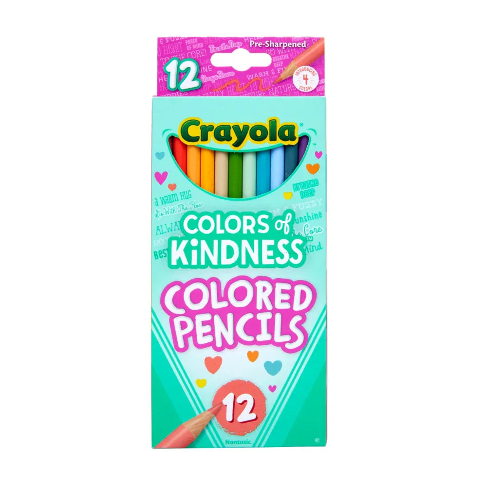 Crayola Colors of Kindness Colored Pencils – 12 Colors