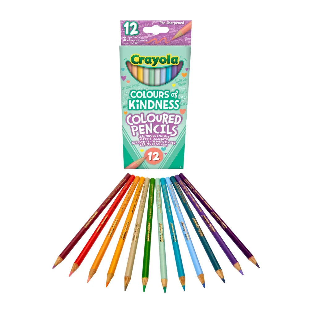 Crayola Colors of Kindness Colored Pencils – 12 Colors