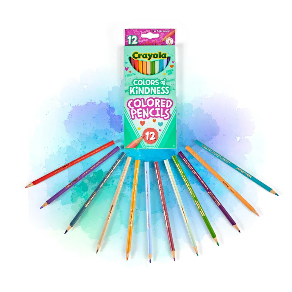 Crayola Colors of Kindness Colored Pencils – 12 Colors