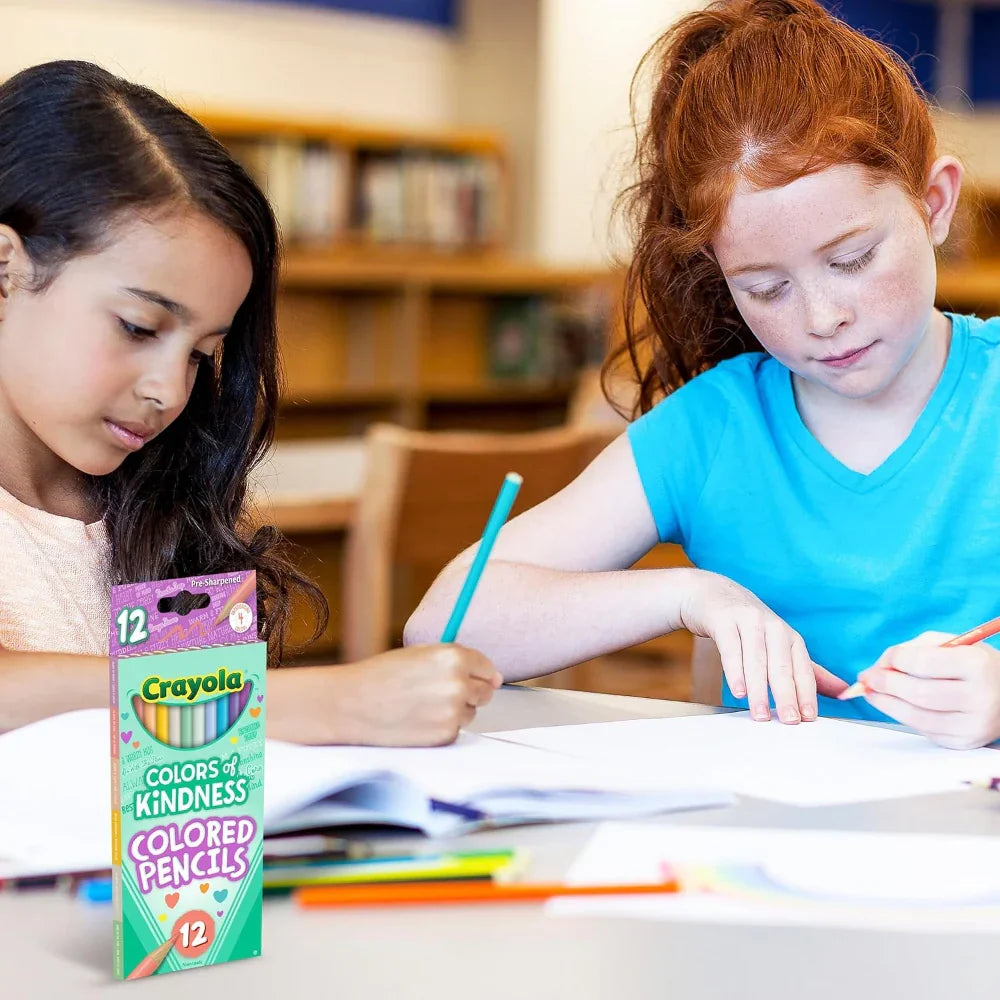 Crayola Colors of Kindness Colored Pencils – 12 Colors