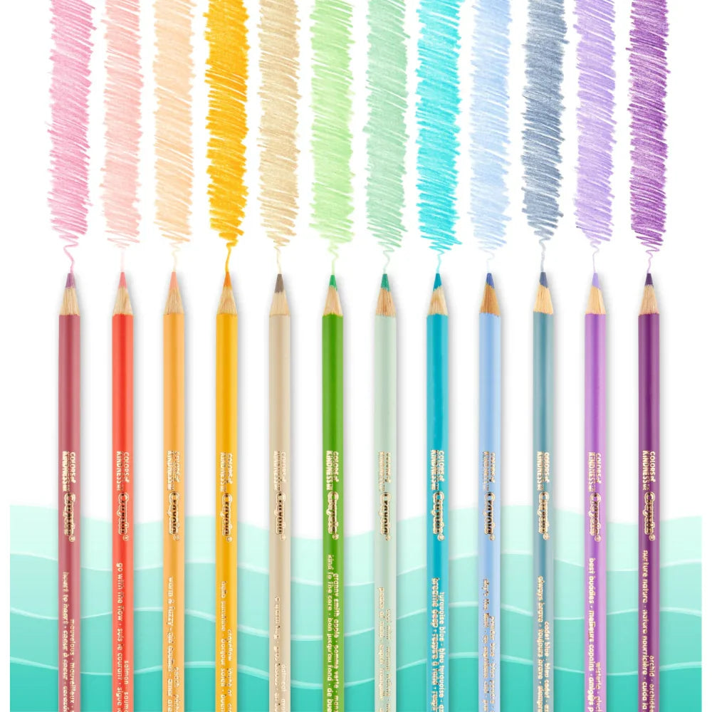 Crayola Colors of Kindness Colored Pencils – 12 Colors