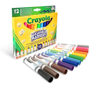 Crayola Washable Markers – 12 Colors