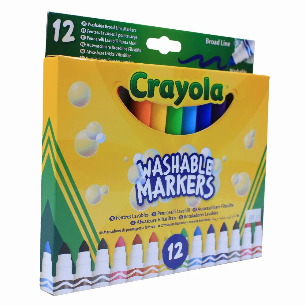 Crayola Washable Markers – 12 Colors