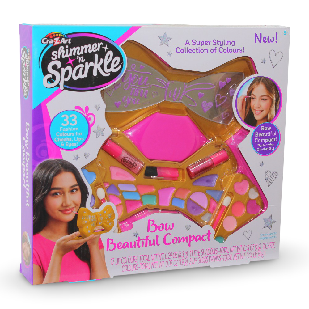 Make-up Compact Set – Bow Design - Toys - Cra-Z-Art