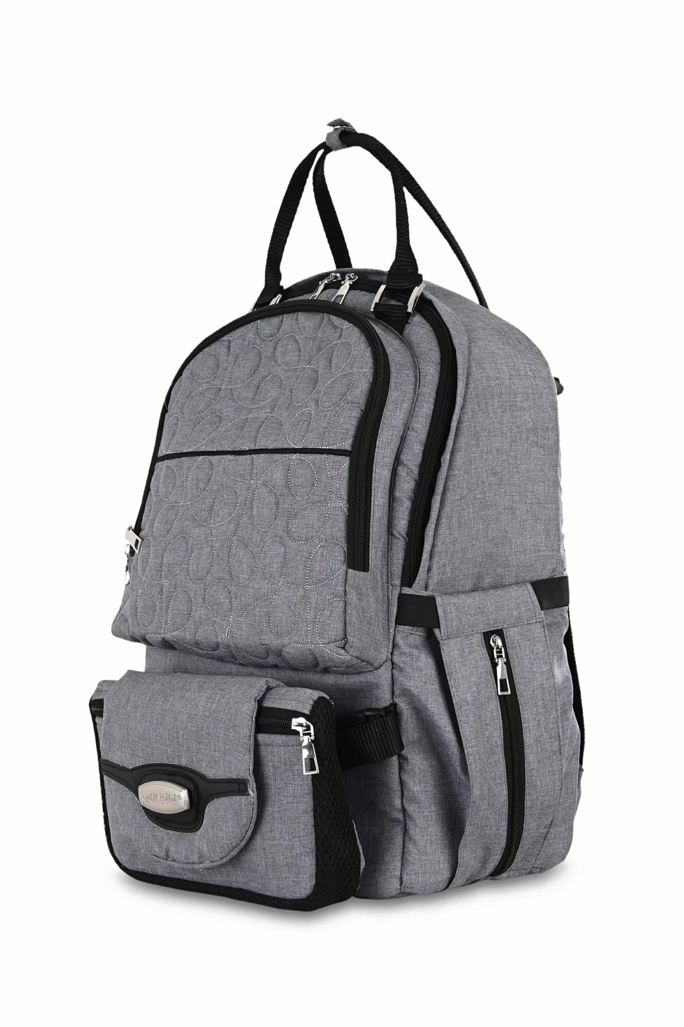 Petit Bebe Premium Go Diaper Bag – Grey
