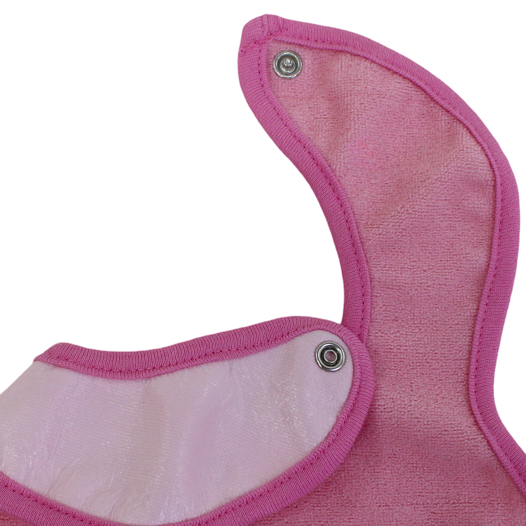 Cotton Baby Bib – Butterfly Embroidery