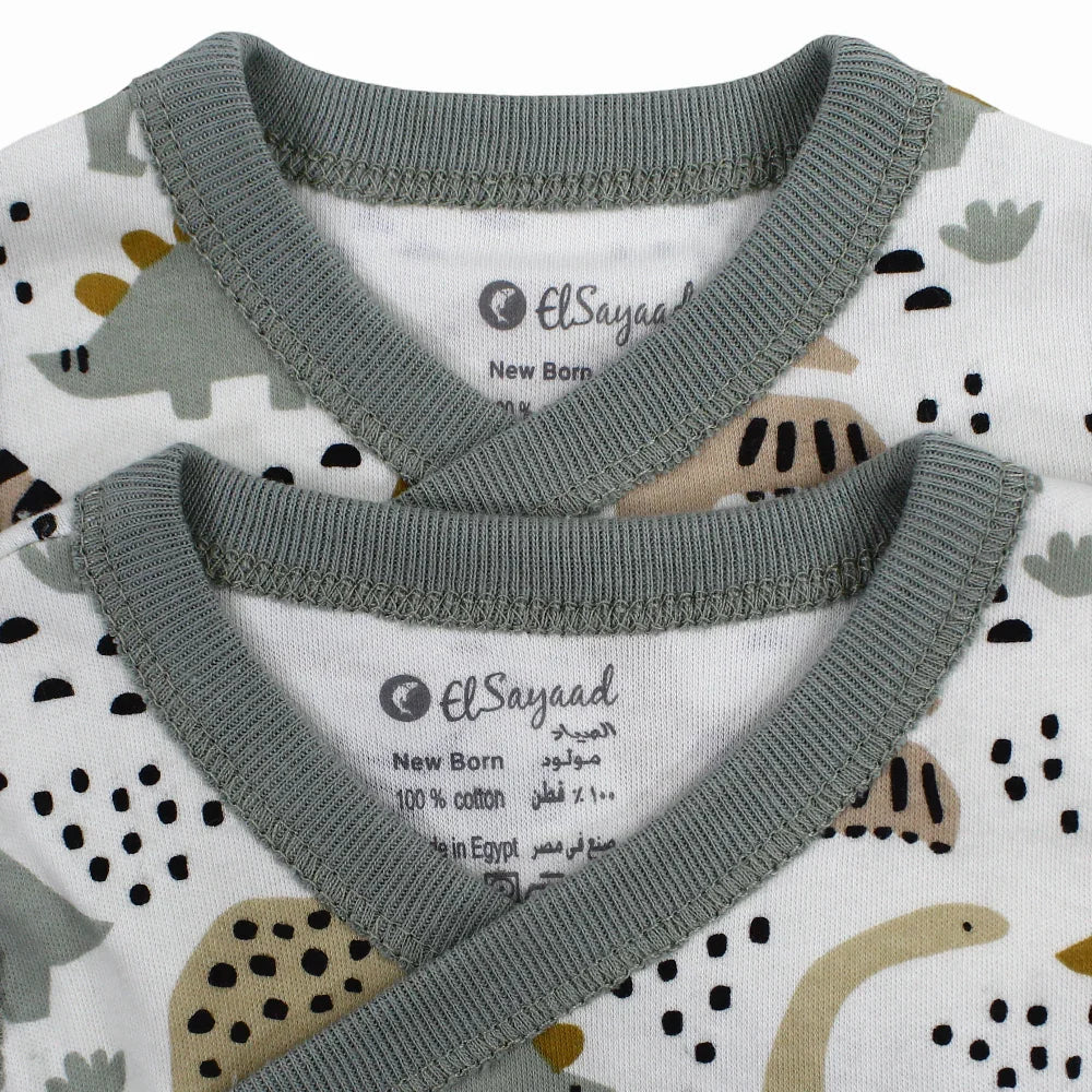 Pack Of 2 – Unisex Plain Cotton Sleevelees Underwear Bodysuit