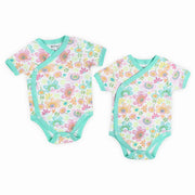 Pack of 2 – Unisex Baby Cotton Short-Sleeved Underwear Bodysuit