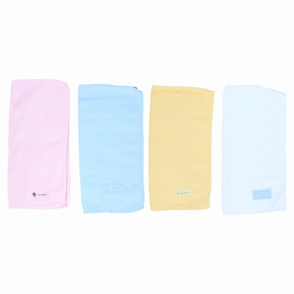 Pack of 4 - Plain Burp Cloths