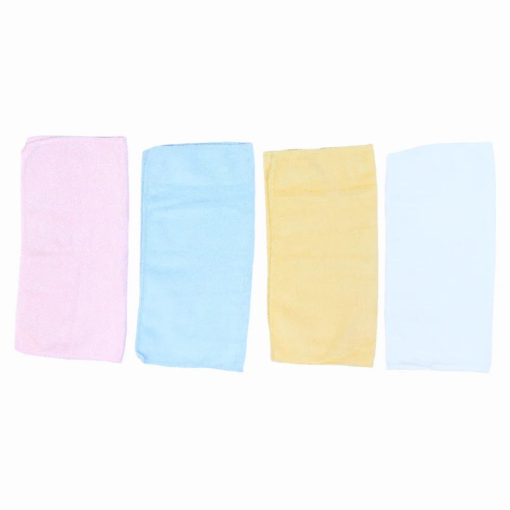 Pack of 4 - Plain Burp Cloths