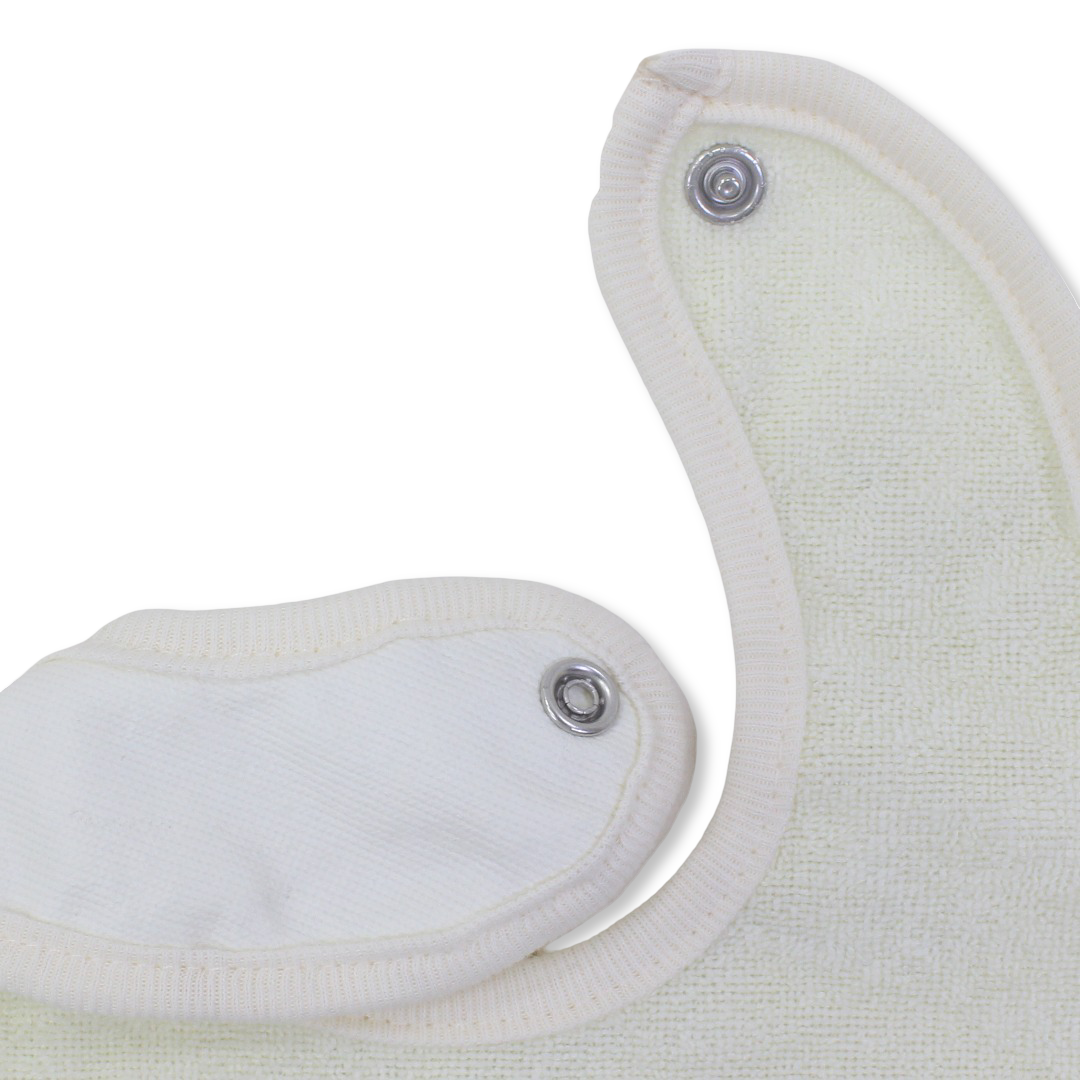 Cotton Bib – Yellow with Glasses Print