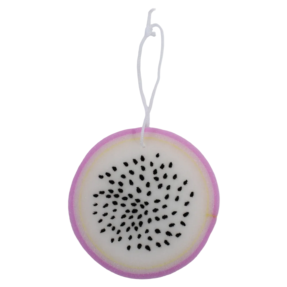 Baby Bath Sponge – Dragon Fruit Shape - Baby Essentials - Safari