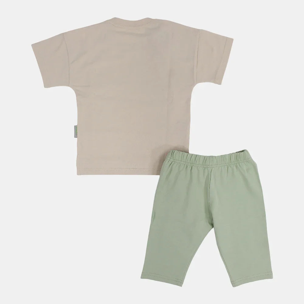 Girls Cotton Pajama Set – Bow Design