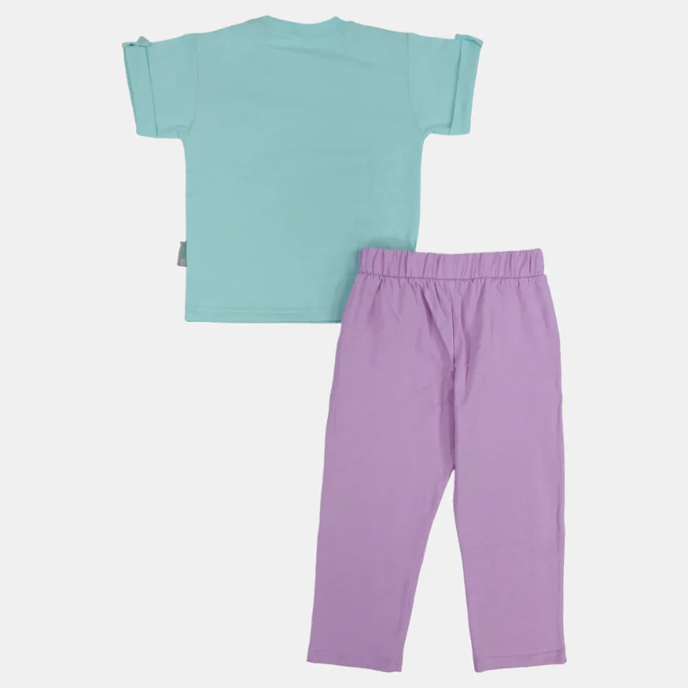 Girls Pajama Set -  Ice Cream Print