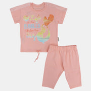 Girls Cotton Pajama Set – Bubbles Design