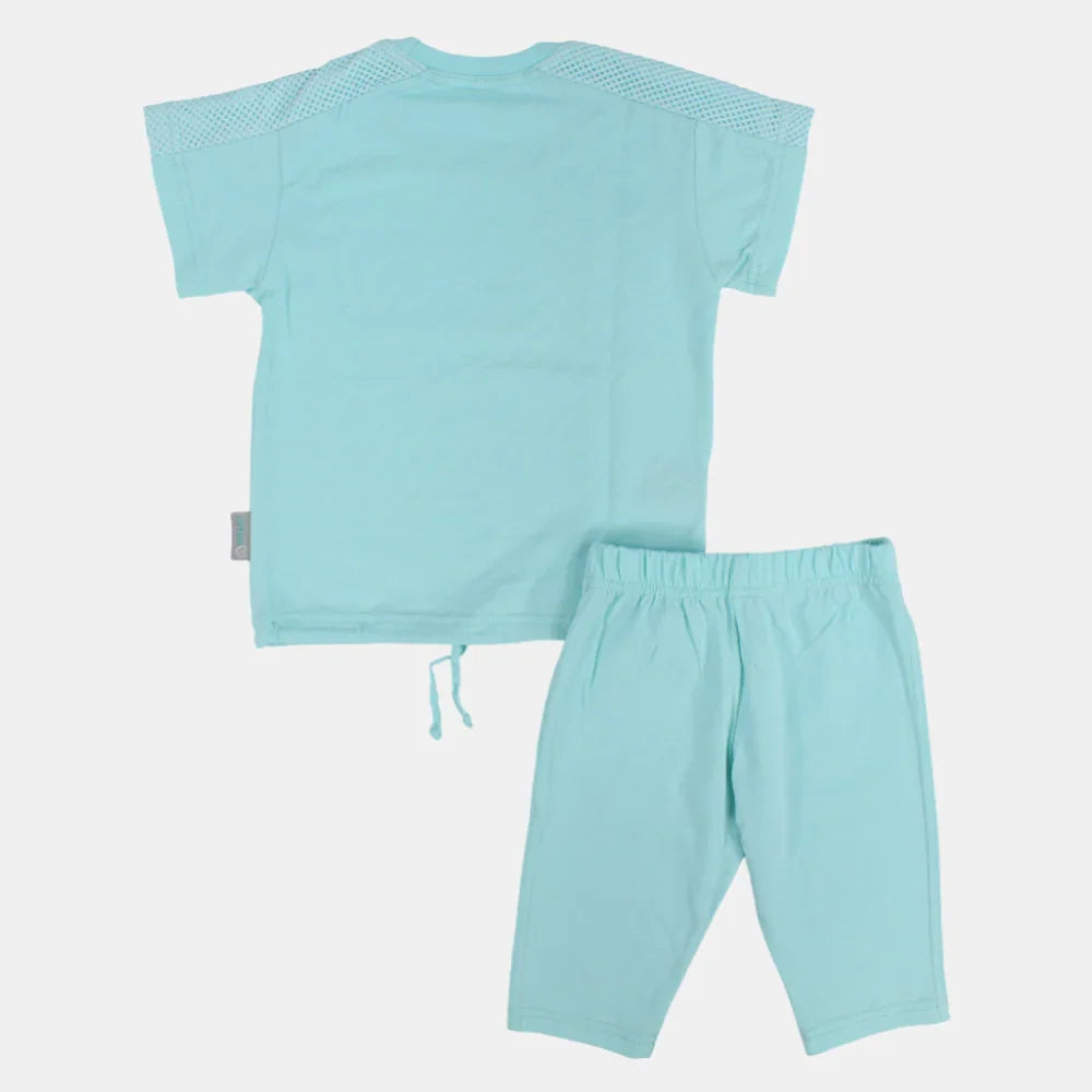 Girls Cotton Pajama Set – Bubbles Design