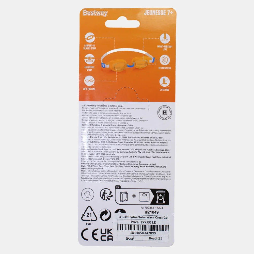 Bestway Aqua Burst Goggles - Orange