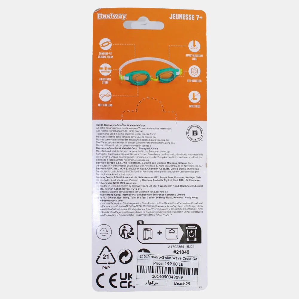 Bestway Aqua Burst Goggles - Aqua