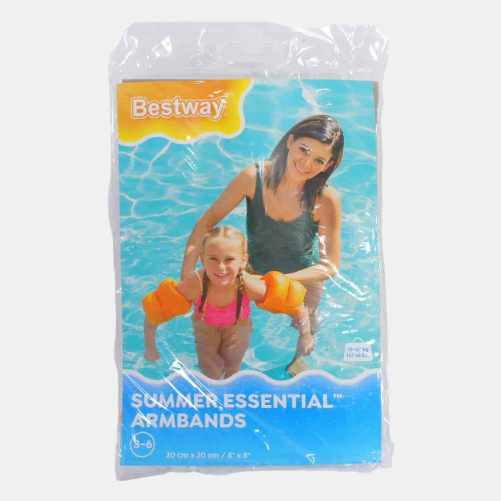 Bestway Colored Armbands - Orange - Summer