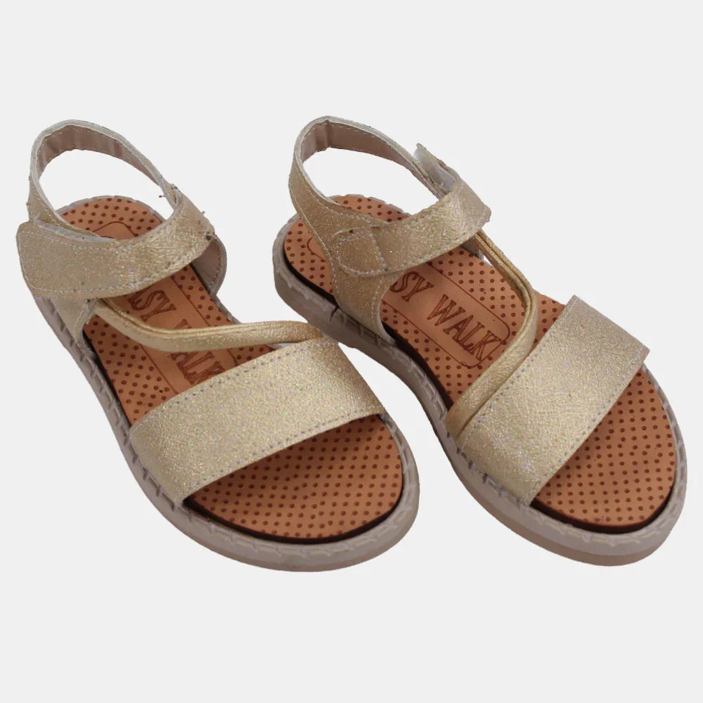 Baby Girls Leather Sandals - Clothing - Easy