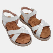 Baby Girls Leather Sandals – Soft Colors