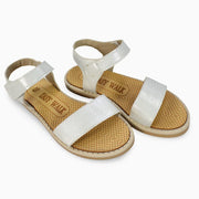 Girls Leather Sandals – Shiny