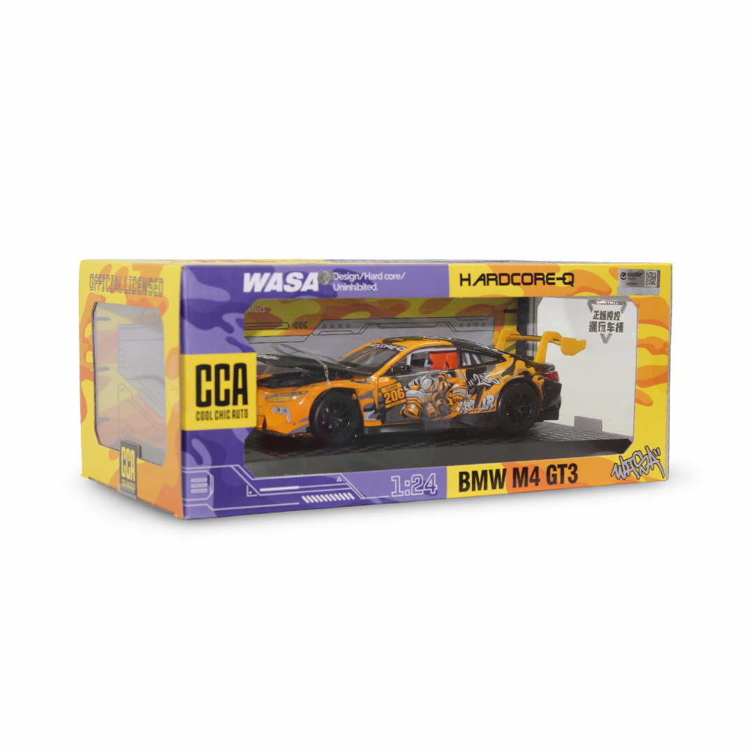 CCA (Cool Chic Auto) 1:24 scale BMW M4 GT3 Diecast Model Car – Orange