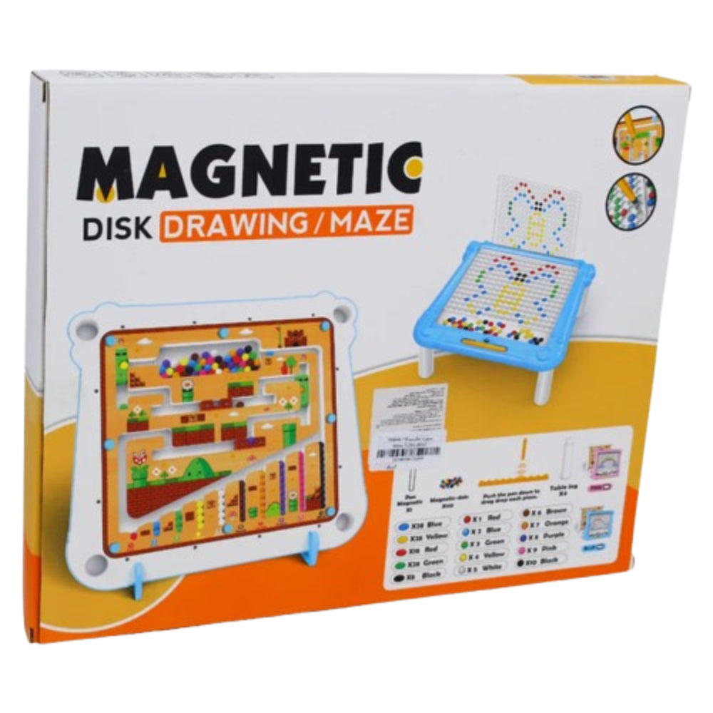 2-in-1 Magnetic Color & Number Maze – Montessori Learning Toy
