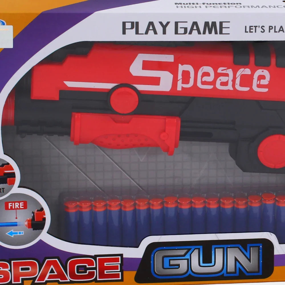 Soft Bullet Space Gun (Red)