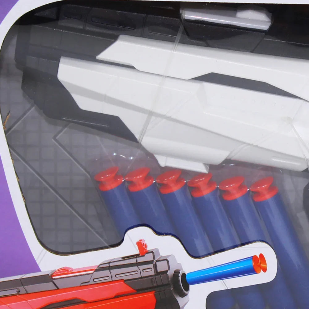 Plastic Eva Shell Launching Space Gun (White)