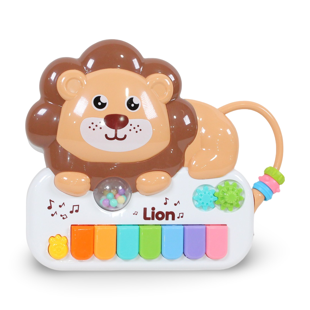 Lion Baby Musical Piano Toy – Beige - Toys - Egypt