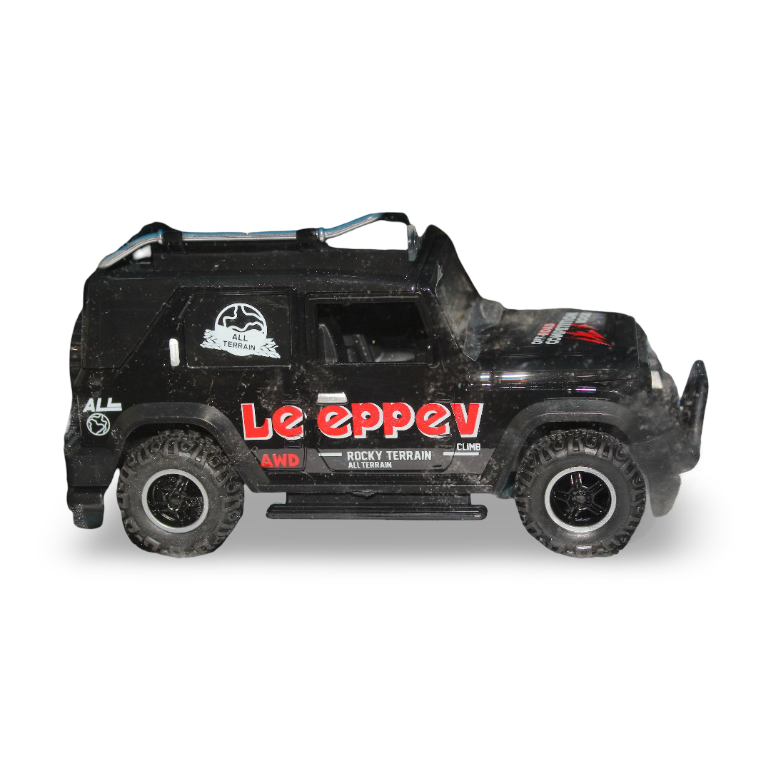 Cargo "Le eppev" Jeep Car – Black - Toys