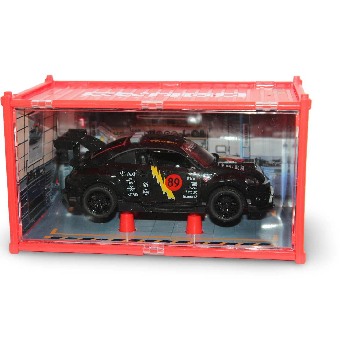 Cargo "89" Volkswagen Beetle Racing Car – Black - Toys