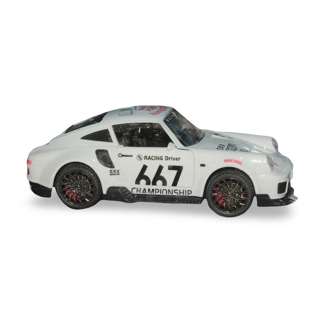 Cargo "667 Championship" Porsche Car – White - Toys