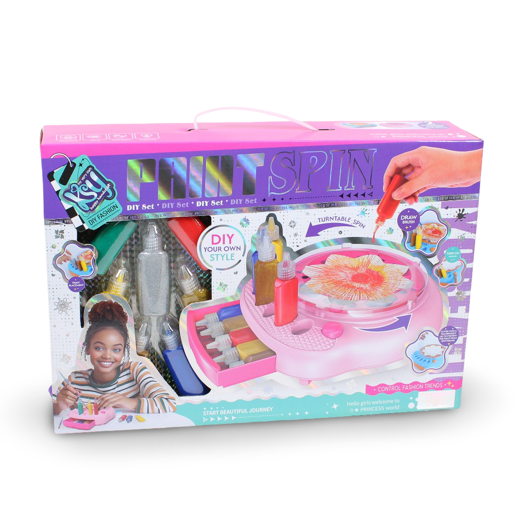 Paint Spin Art Machine Kit – Pink - Toys - Egypt