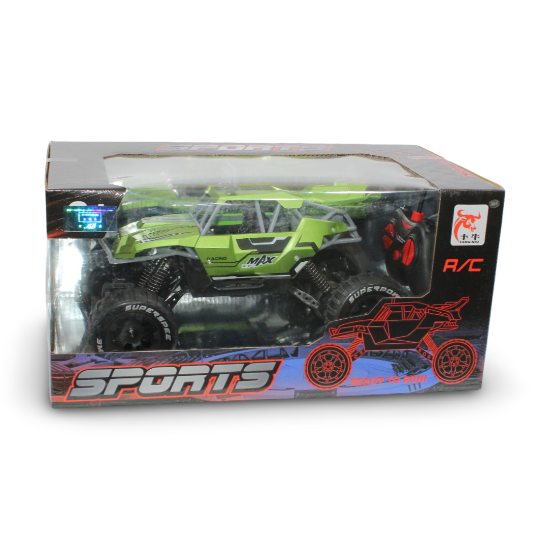 RC Off-Road Monster Truck Toy – Green - Toys - Egypt