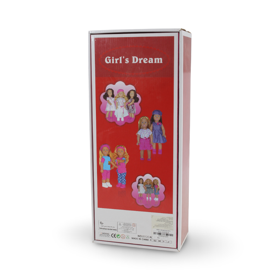 Girl's Dream Fashion Doll – Pink Dress