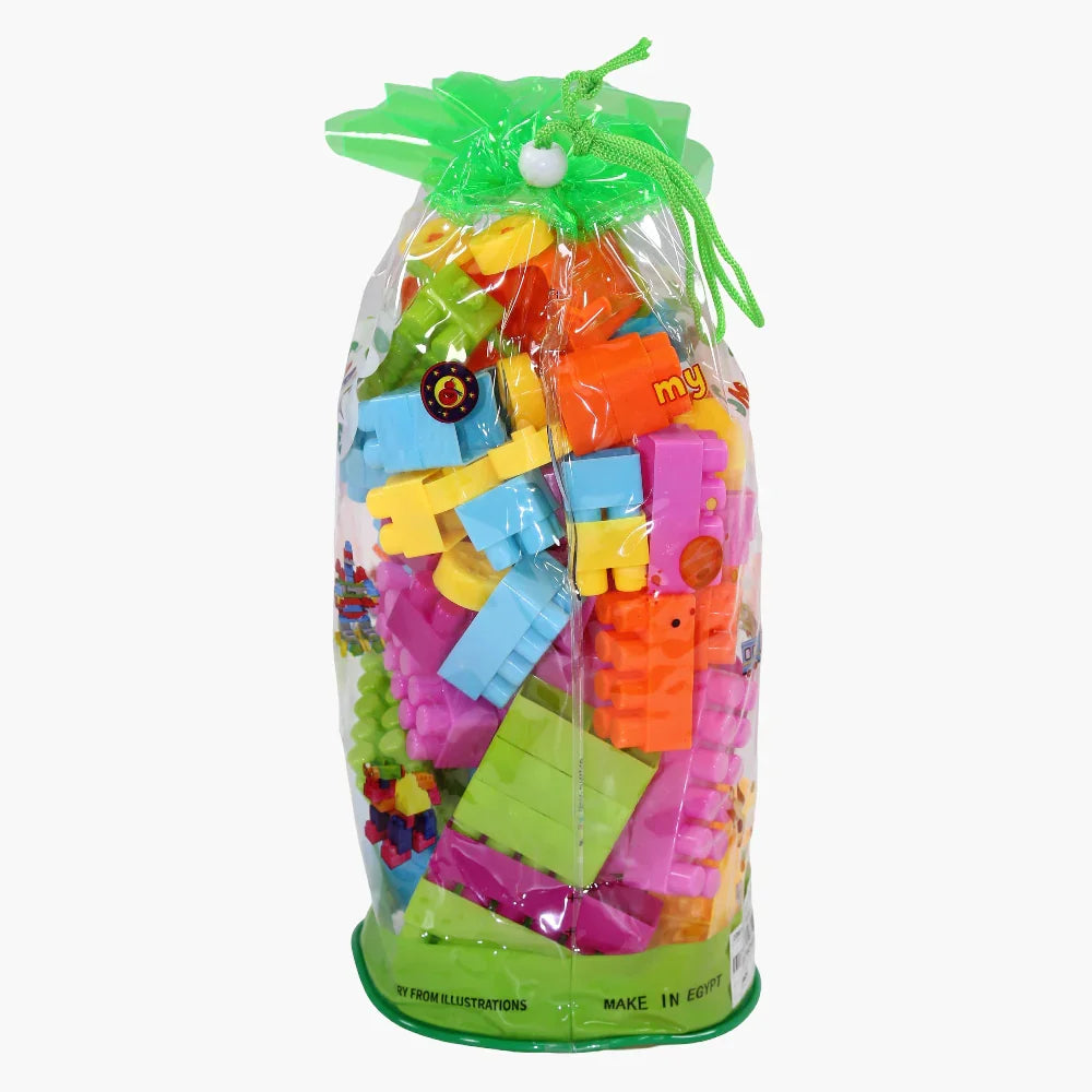 Large Building Blocks Case - Green