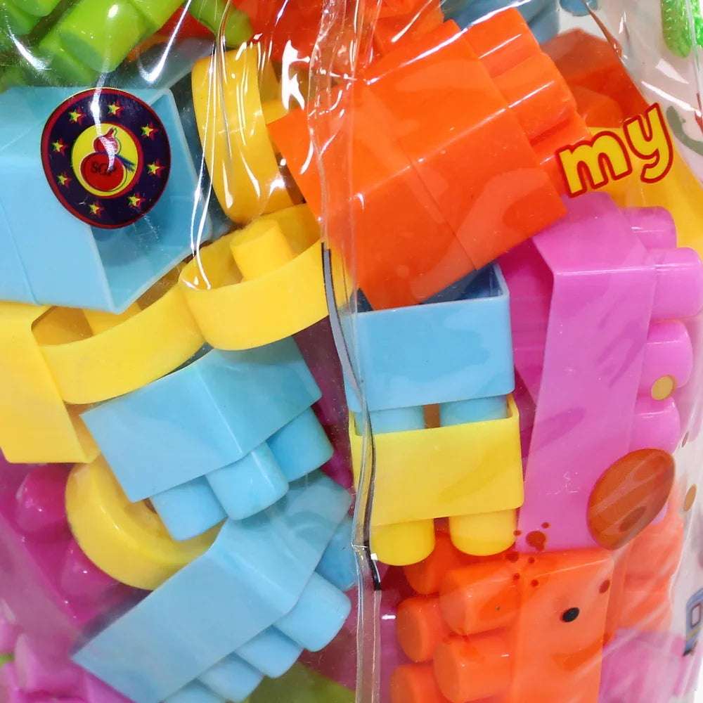 Large Building Blocks Case - Green