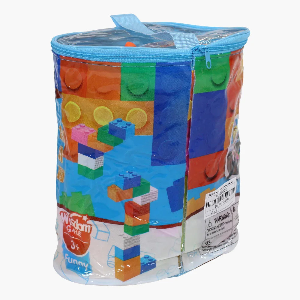Medium Building Blocks Case - Blue