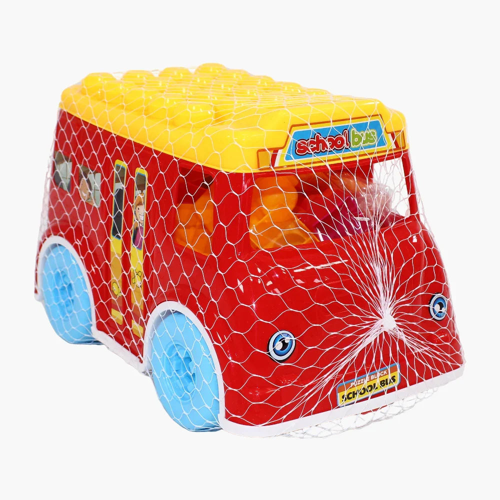 Building Blocks Bus - Red